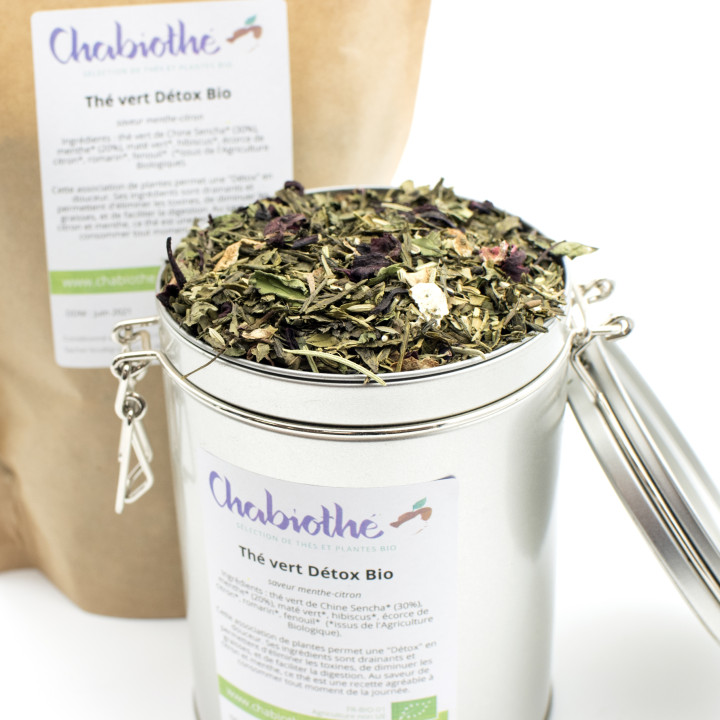 Thé vert Detox bio en vrac