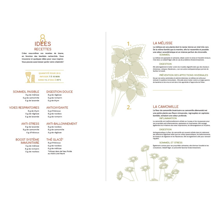 notices livret tisane