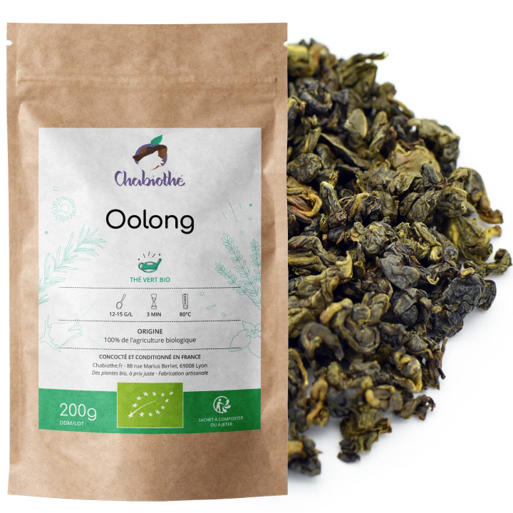Thé semi fermenté Oolong Bio
