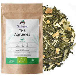 Thé vert earl grey aux Agrumes Bio