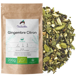 Thé vert Gingembre Citron Bio