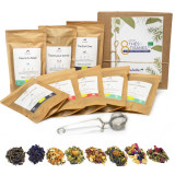 8 Thés et Tisanes Bio - Coffret cadeau dégustation