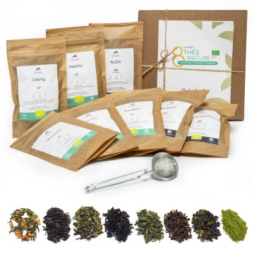 coffret thé nature bio avec matcha