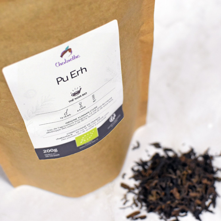 Thé Pu Erh fermenté Bio
