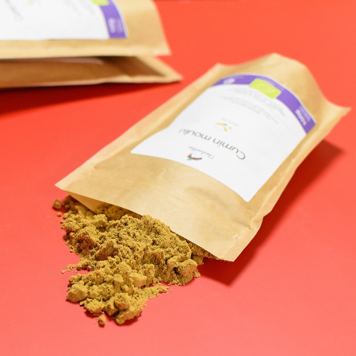 cumin moulu en poudre