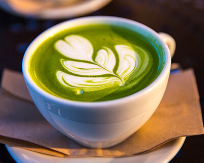 thé matcha latte